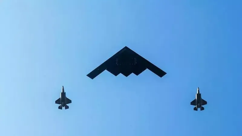 ABD'deki Bağımsızlık Günü kutlamalarından B2 ve F35 uçaklarıyla gövde gösterisi