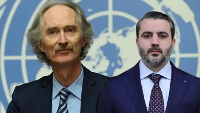 BM Genel Sekreteri Suriye Temsilcisi Pederson'dan Şam'da! Şeybani ile bir araya geldi