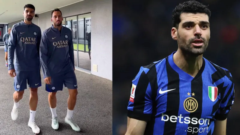 Hakan Çalhanoğlu'nun takım arkadaşı Mehdi Taremi İran'da mahsur kaldı