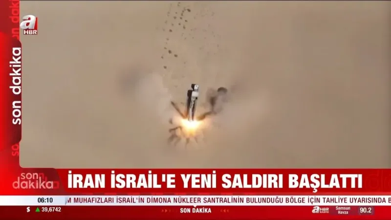 İran'dan İsrail'e Füze Saldırısı! Güney Alarmda!