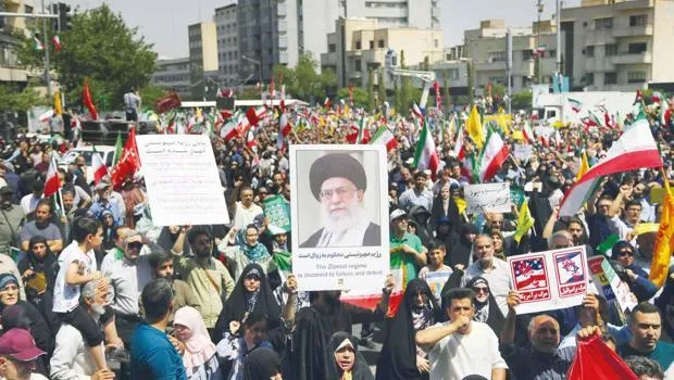 İranlılar İsrail’i protesto etti