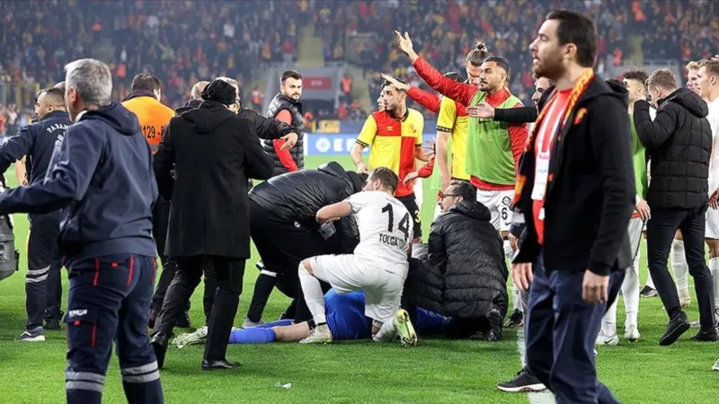 Korner direğiyle Altay kalecisini yaralayan sanığa "kamu malına zarar vermek" suçundan 5 ay hapis cezası