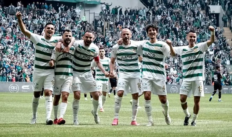 Bursaspor Şampiyonluğa Koşuyor! Yeşil Beyazlılardan Muhteşem Galibiyet