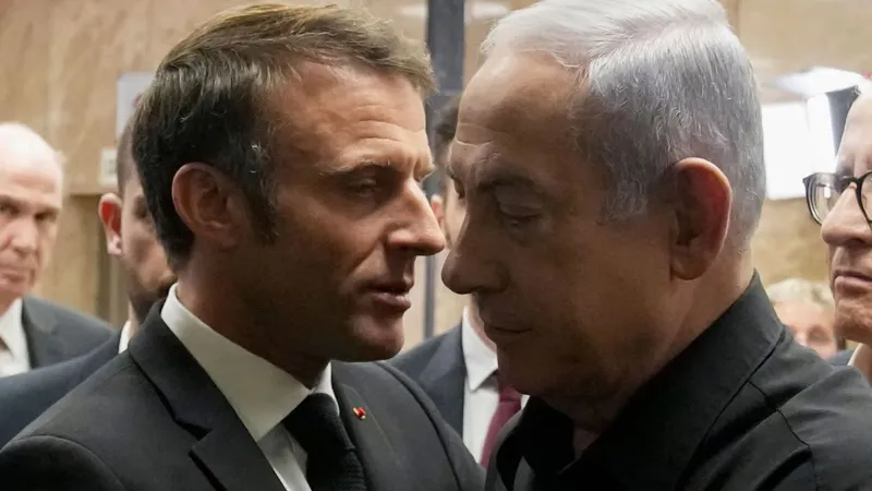 Macron'dan İsrail'e Filistin Resti! Gerilim Tırmanıyor