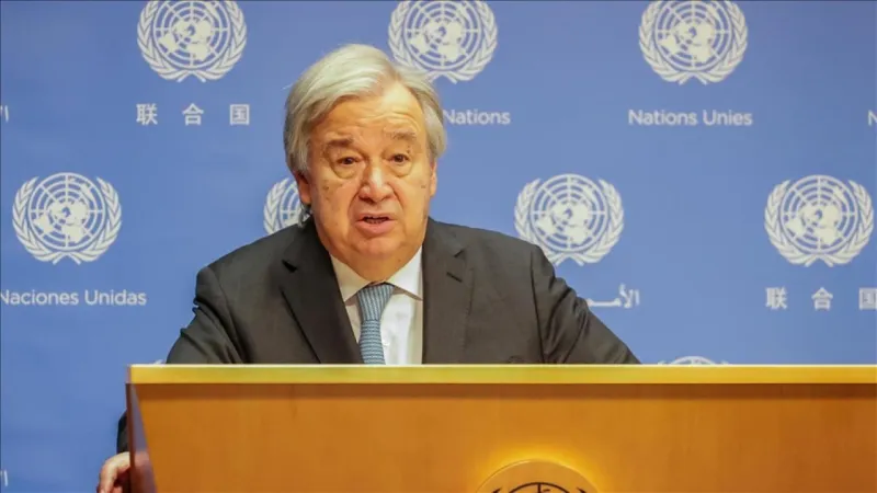 Guterres'ten Türkiye'ye Destek Mesajı: Dayanışma İçindeyiz!