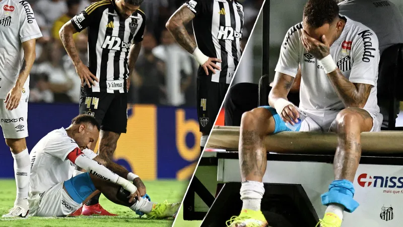Neymar'a Ne Oldu? Santos Maçında Gözyaşlarıyla Sahayı Terk Etti!