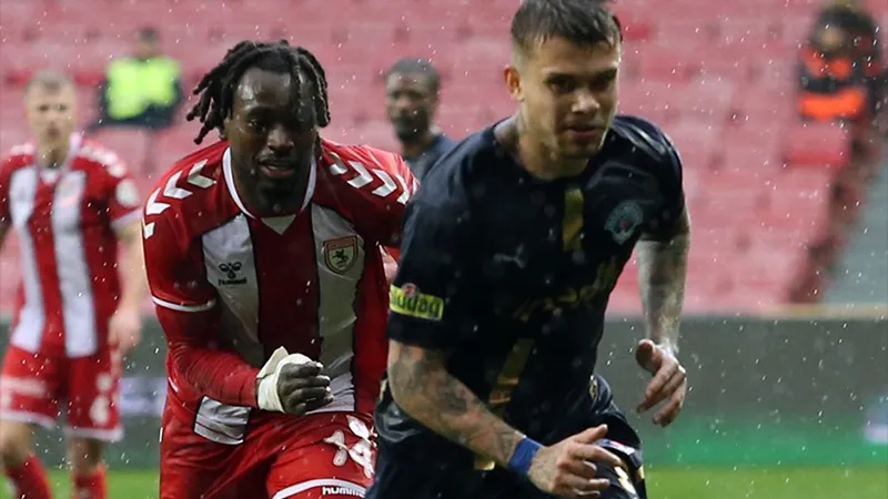 Samsunspor evinde Kasımpaşa'ya yenildi, skor 2-0