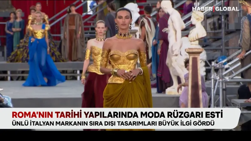 Roma’nın tarihi yapılarında moda rüzgarı esti
