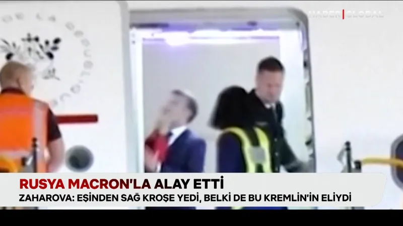 Rusya Macron'la alay etti
